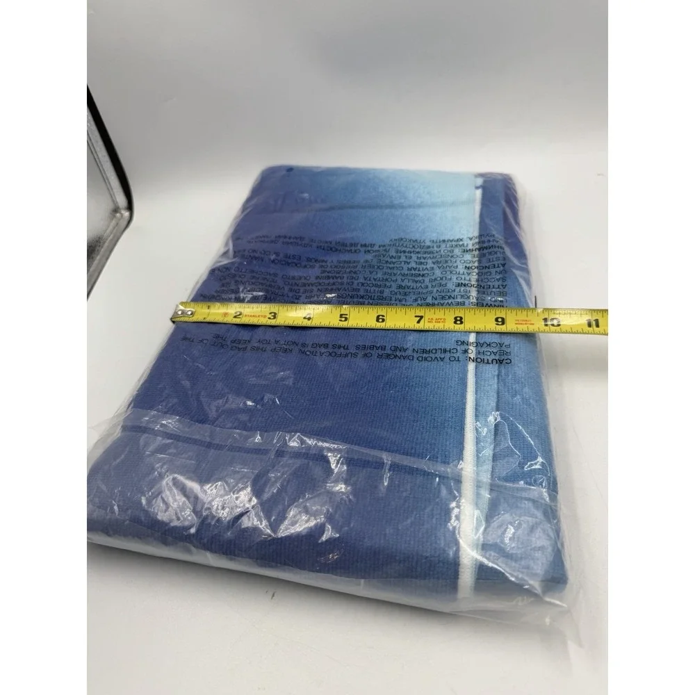 Calvin Klein fragrance Beach Towel in Ombré blue NWT SEALED